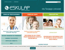 Tablet Screenshot of eskulap.pl